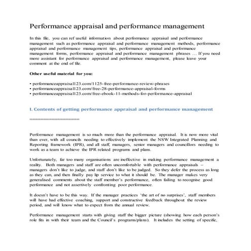 Factors affecting performance appraisal | DOCX