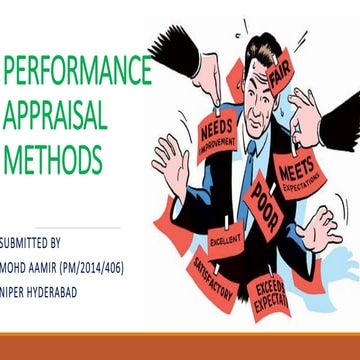 Performance appraisal methods