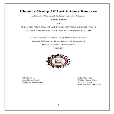 Performance appraisal mithun