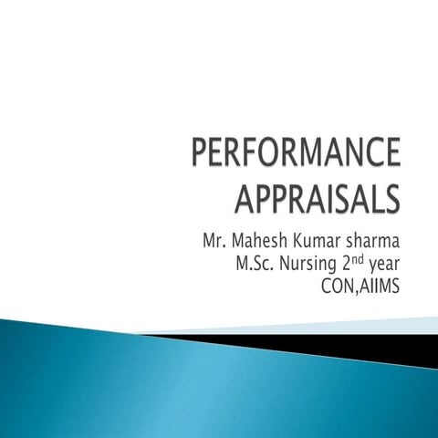 Performance appraisals new for update