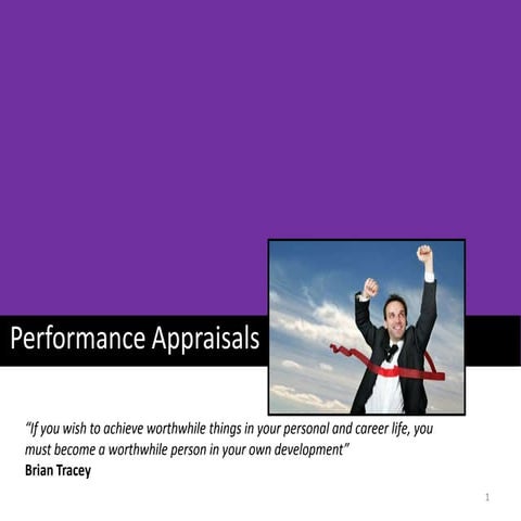 Performance appraisals training