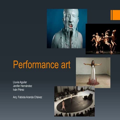 Performance art Lluvia Aguilar, Jenifer Hdz, Ivan Pérez