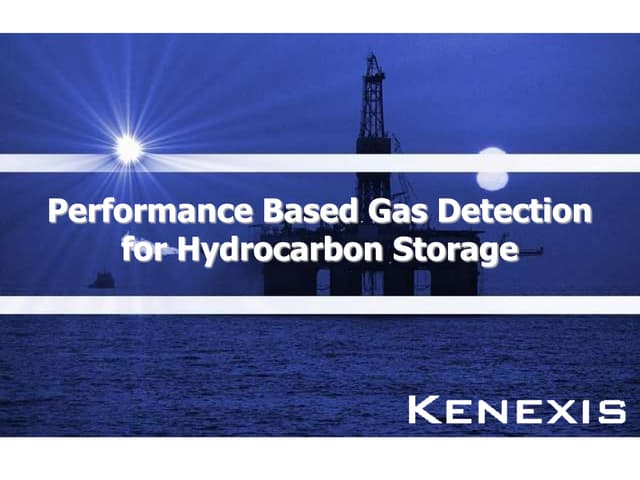 Performance based gas detection for hydrocarbon storage