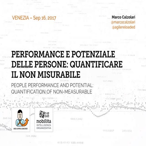 Performance e potenziale delle persone: quantificare il non misurabile