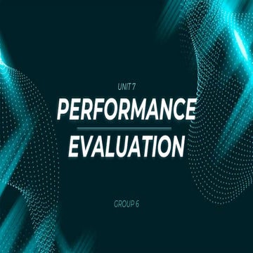 Performance Evaluation 分享.pptx