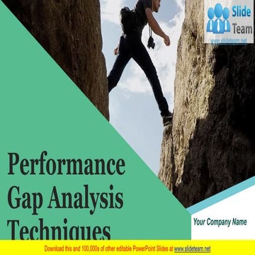 Performance Gap Analysis Techniques PowerPoint Presentation Slides 