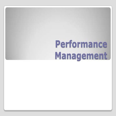 Getting Started With Performance Management: Essential Tips – EEKJRM