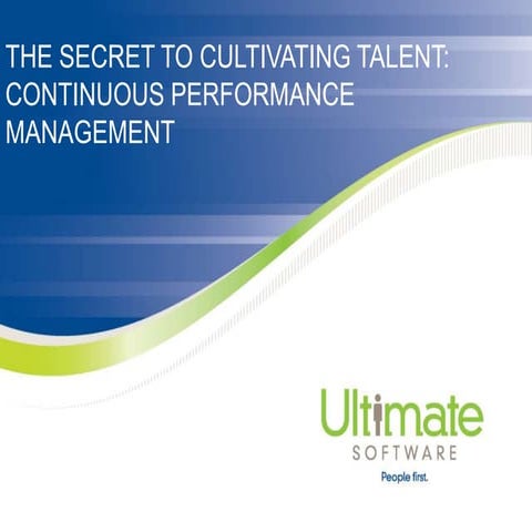 Performance Management