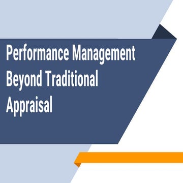 Performance management  beyond apprasai v3