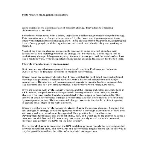 Key Performance Indicators KPI Developing Implementing and Using ...