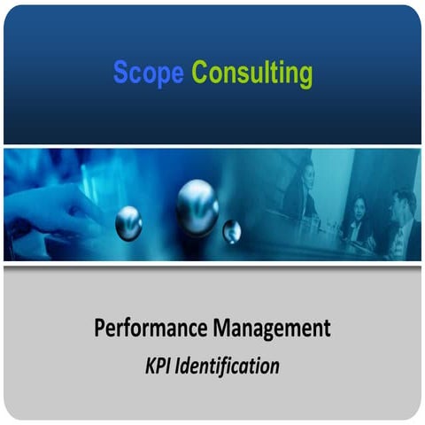 Performance Management an Introduction to KPI