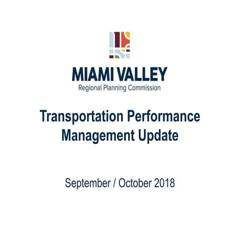Transportation Performance Management | PPTX