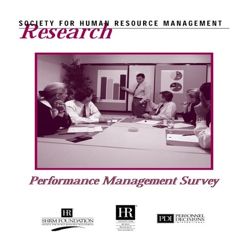 Performance management survey