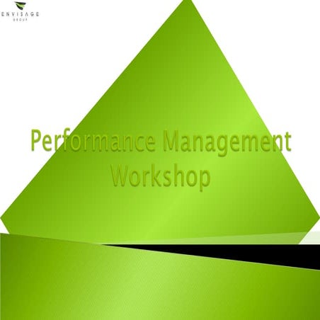 Performance Management Workshop