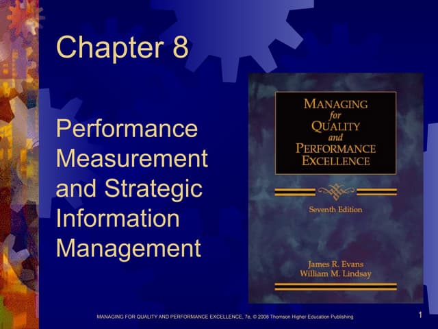 The Performance Measurement in Operations | PPT