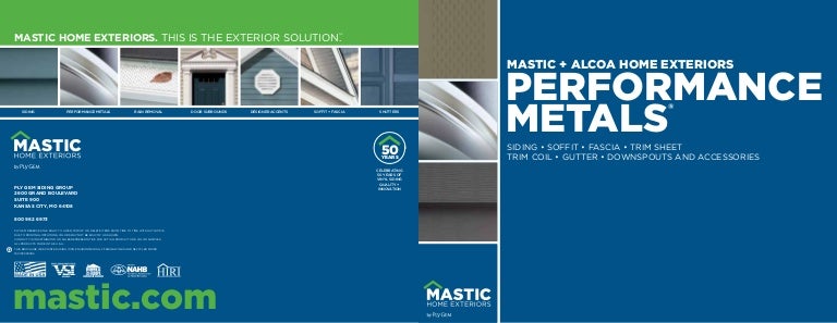 Mastic Metal Color Chart