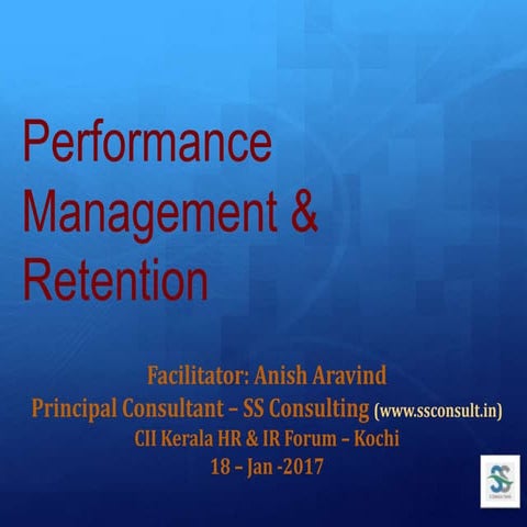 Performance Management and Retention Strategies 
