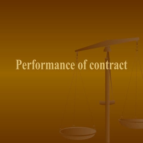 Performance of contract-8