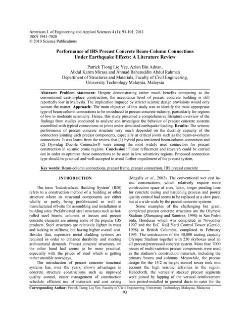 Precast-concrete Details | PDF