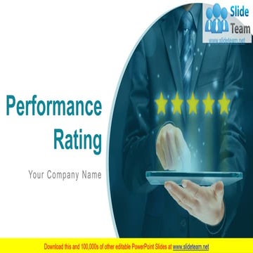 Performance Rating PowerPoint Presentation Slides 