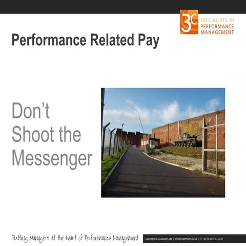 Performance Related Pay - Is it fair, transparent, behaviour-changing?