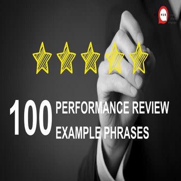 100 Performance Review Example Phrases