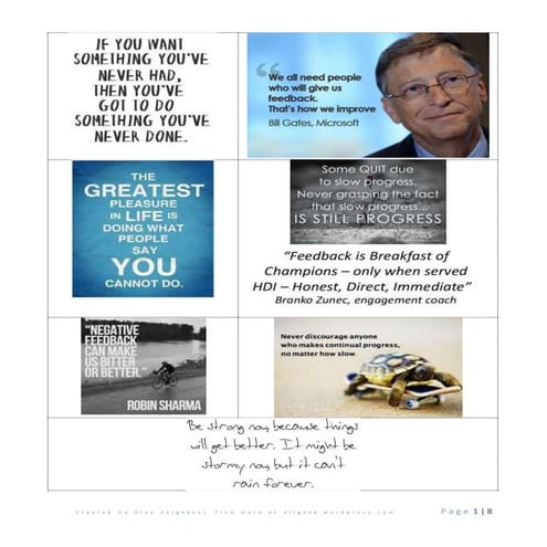 Performance review worksheet