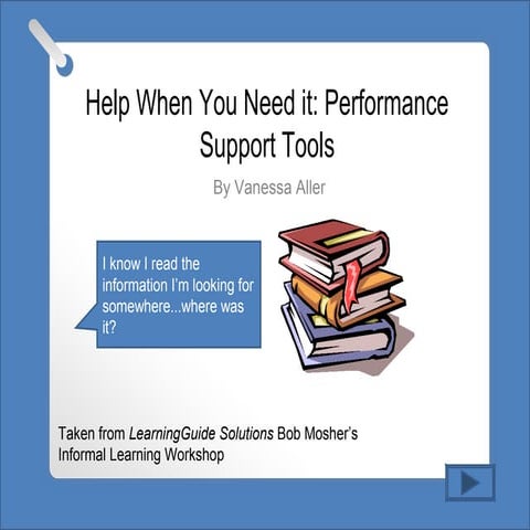 Performance Support