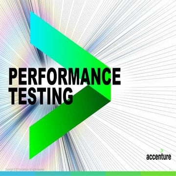 Performance testing - Accenture