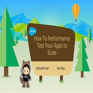 Performance Testing ISV Apps to Scale