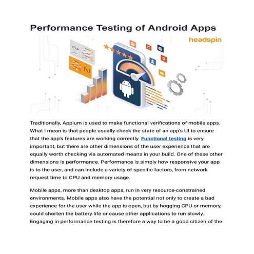 Performance Testing of Android Applications | PDF