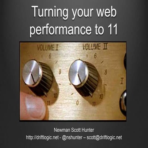 Turning Your Website Performance to 11