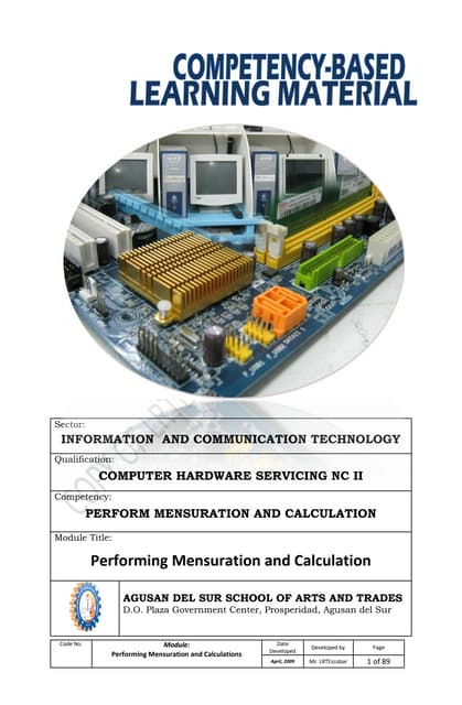 Performing mensuration-and-calculations-common