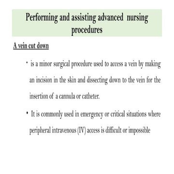 Performing and assisting advanced  nursing procedures.pptx