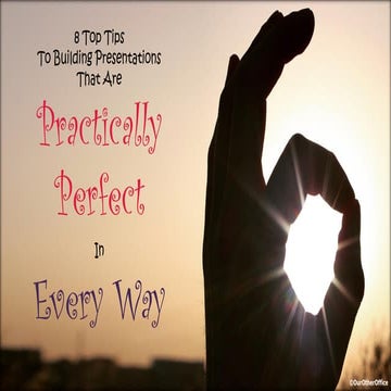 How To Build A Perfect Presentation