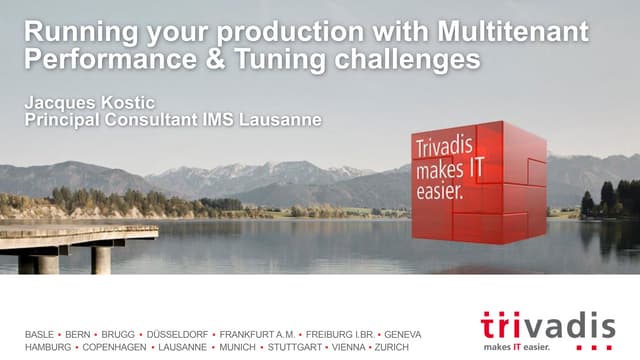 Perf tuning with-multitenant