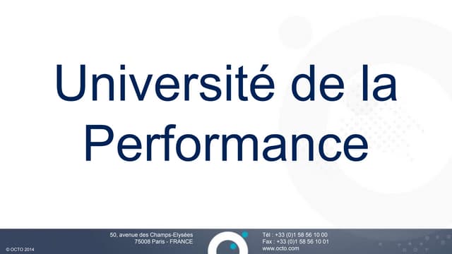 Perf university