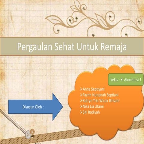 Pergaulan sehat untuk remaja