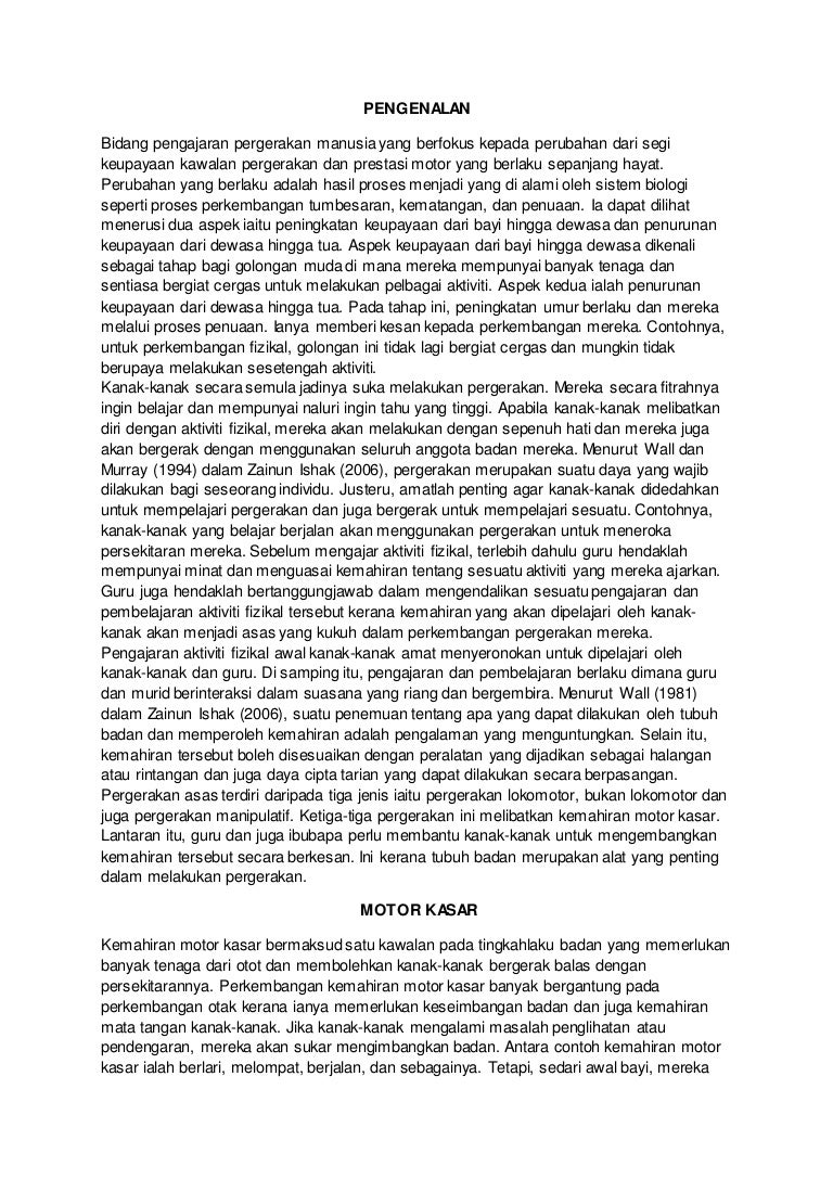 Pergerakan Lokomotor 2015