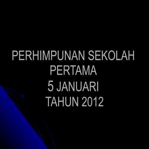 Perhimpunan Mozac Pertama 2012