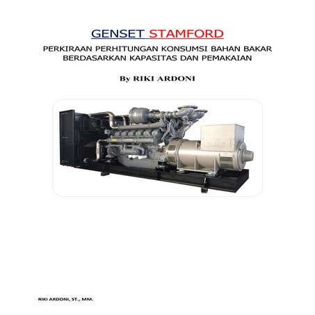 PERHITUNGAN KONSUMSI BAHAN BAKAR GENSET STAMFORD.pdf