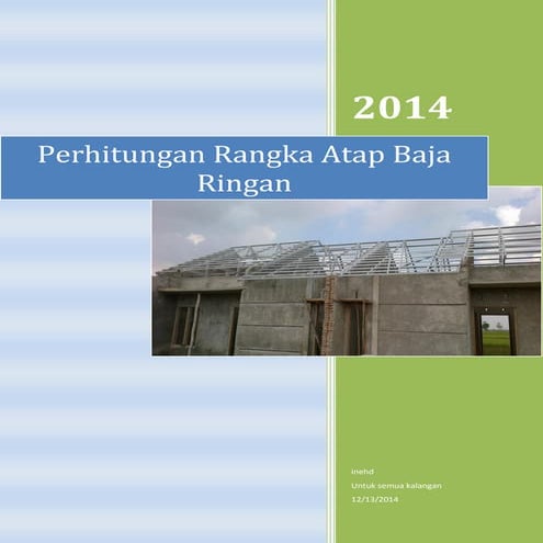 Perhitungan rangka atap_baja_ringan_umum