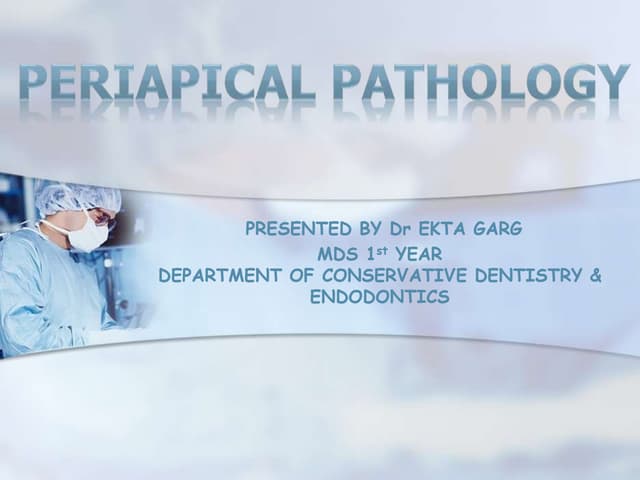Periapical pathology