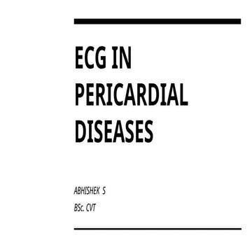 PERICARDIAL DISEASES ........................... | PPTX