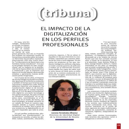 El impacto de la digitalización en los perfiles profesionales