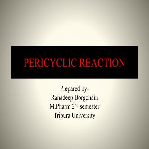 Pericyclic reaction
