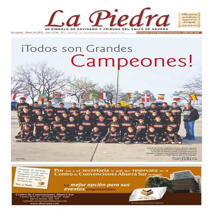 Periódico la piedra envigado mayo junio 2012