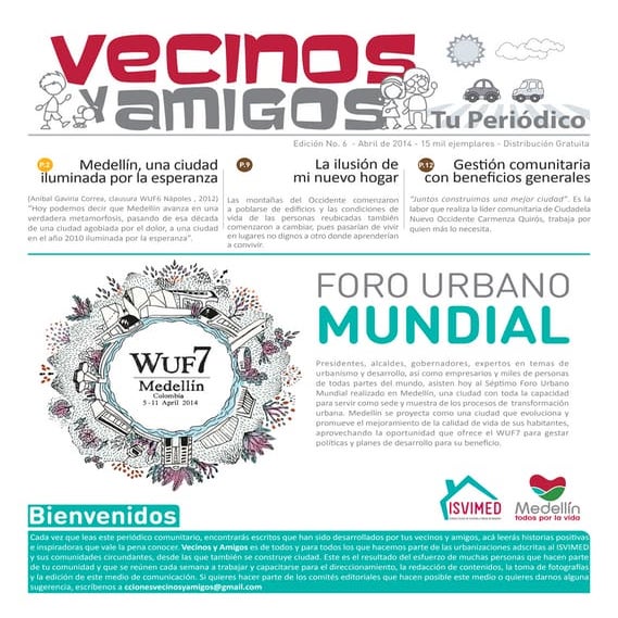 6ta. edición del Periódico Vecinos y Amigos