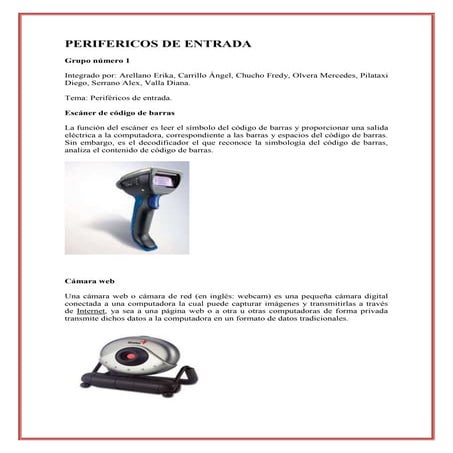 Perifericos de entrada