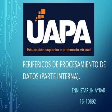 Perifericos de procesamiento de datos